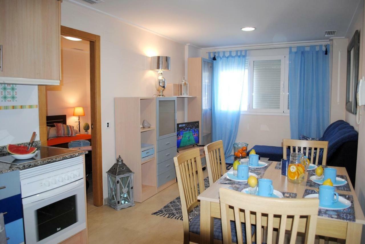 Chillout Grau De Gandia- Attico Para 6 Personas Invitamos Familias Y Jovenes, Dos Banos Exterior foto